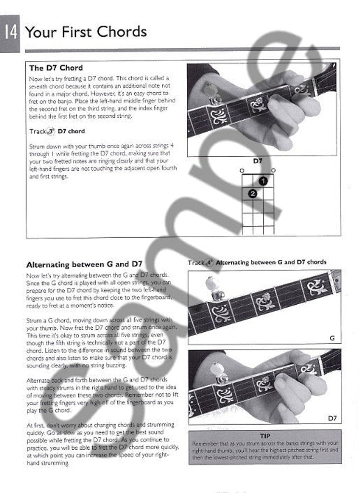 Absolute Beginners  Banjo the Complete Picture Guide to Playing the Banjo  Book/Online Audio  5String Banjo Book for Adults ,Used