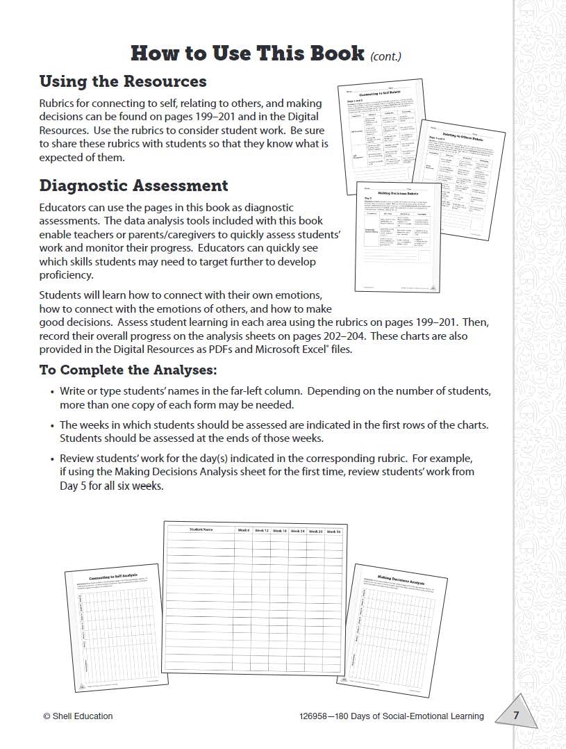 180 Days: SocialEmotional Learning for 2nd Grade Practice Workbook for Classroom and Home, Cool and Fun Practice Created by Tea,Used