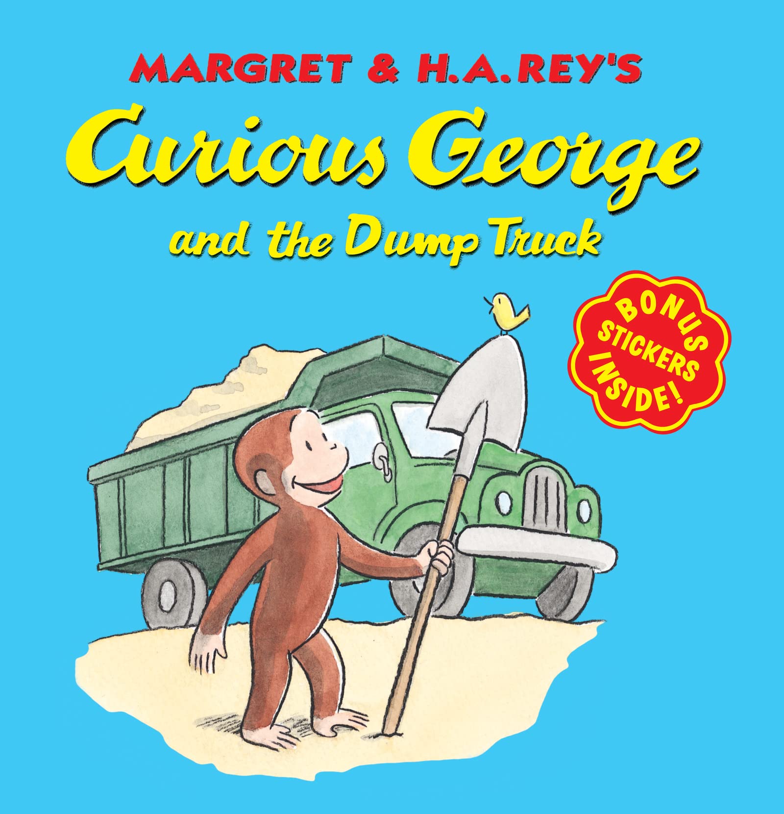Curious George and the Dump Truck (8x8 with stickers),Used