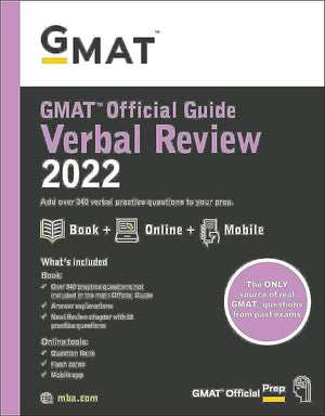 GMAT Official Guide Verbal Review 2022: Book + Online Question Bank,Used