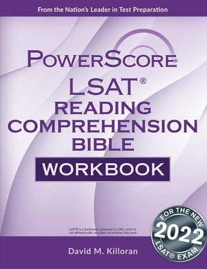 The PowerScore LSAT Reading Comprehension Bible Workbook,Used