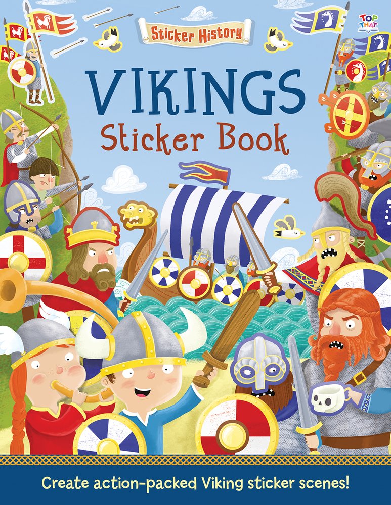 Vikings Sticker Book: Create Actionpacked Viking Sticker Scenes! (Sticker History)