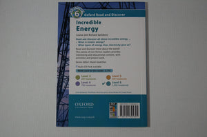 Read and Discover Level 6 Incredible Energy,Used