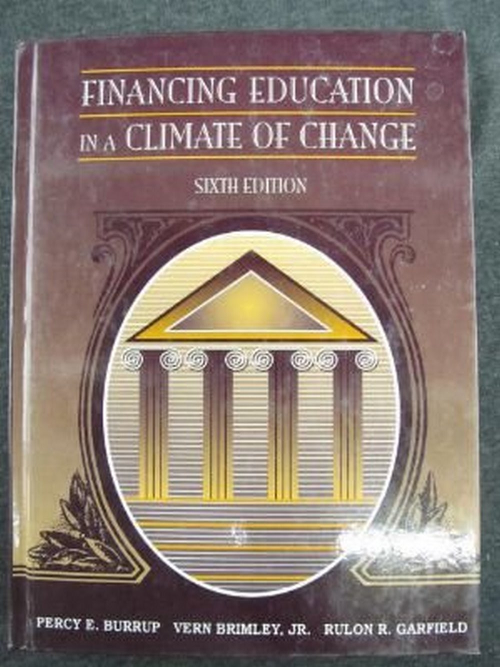 Financing Education in a Climate of Change,Used
