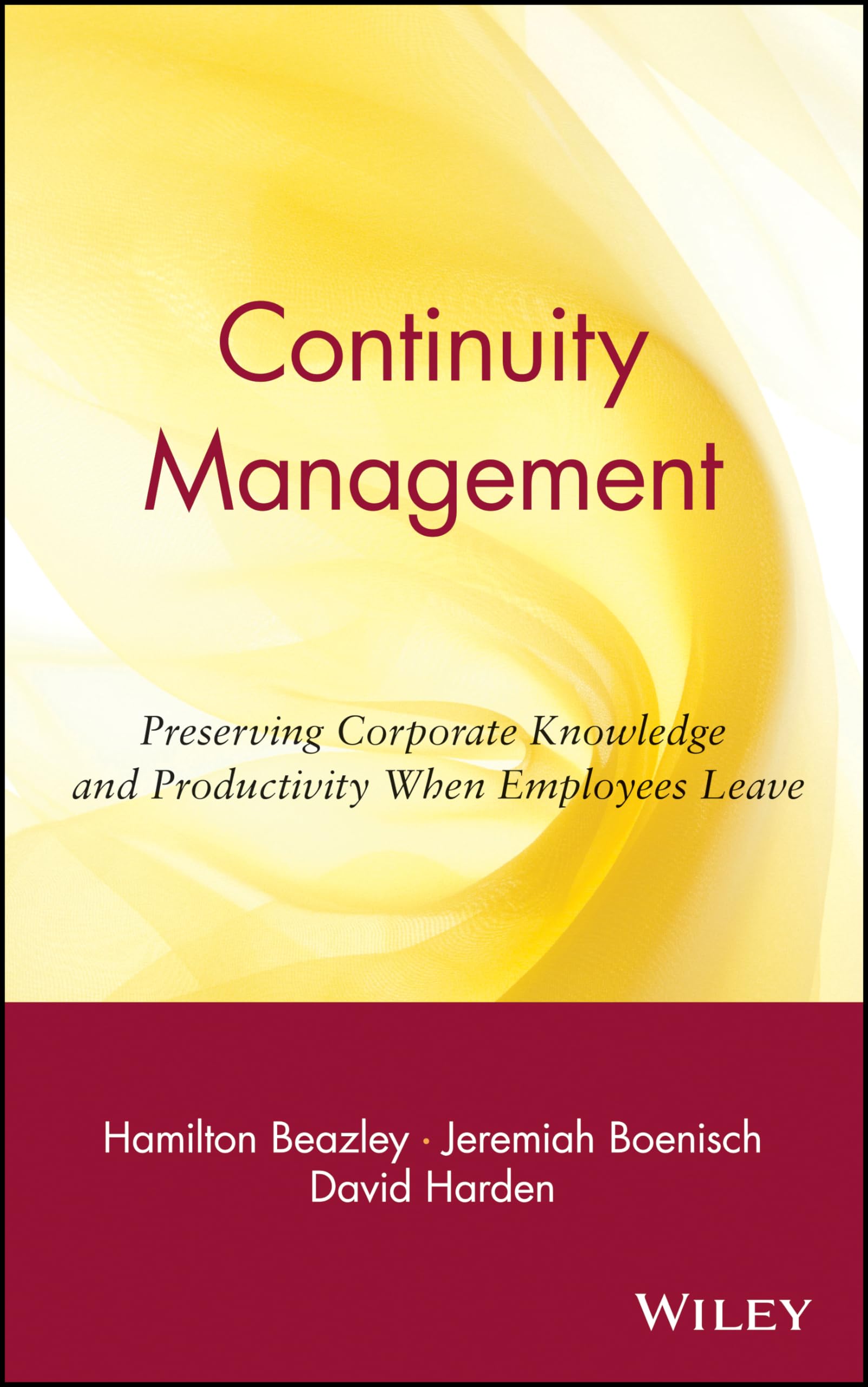 Continuity Management,Used