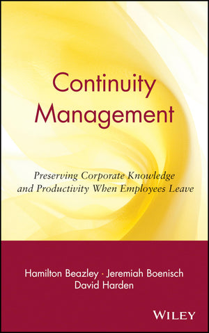 Continuity Management,Used