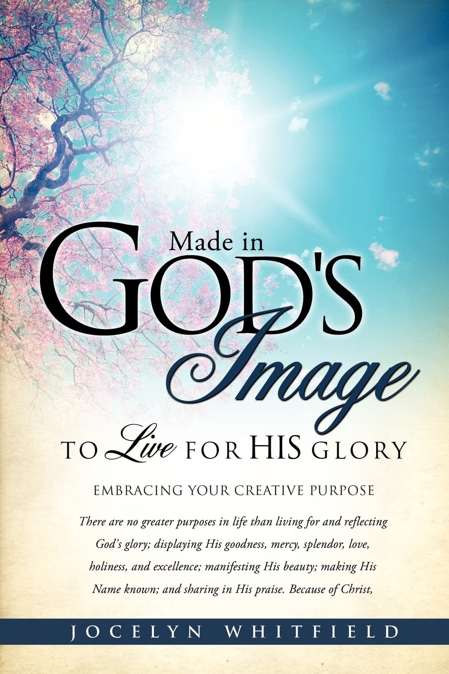 Made In God'S Image To Live For His Glory,Used