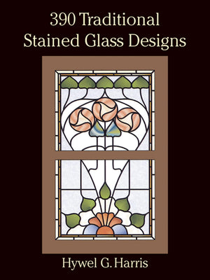 390 Traditional Stained Glass Designs (Dover Crafts: Stained Glass),Used