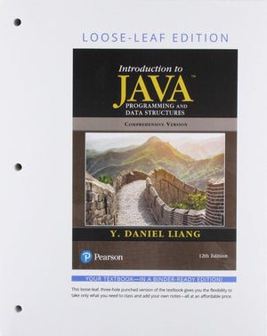 Intro to Java Programming, Comprehensive Version, Loose Leaf Edition,Used