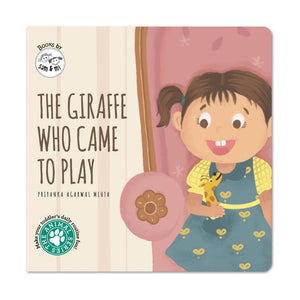 The Giraffe Who Came To Play: Board Book For Babies On New Experiences By Sam & Mi | A Short Comfort Story Book On Toddlers Daily Routine To Encourage Parent-Child Bonding | Up To 4 Years