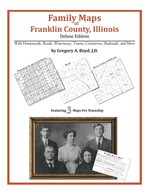 Family Maps of Franklin County, Illinois,Used