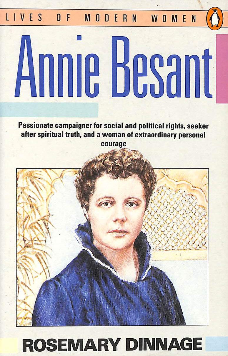 Annie Besant (Lives Of Modern Women),Used
