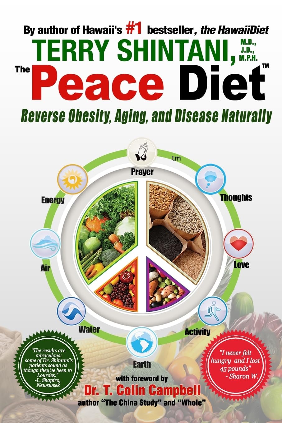 Peace Diet: Reverse Obesity, Aging, and Disease by Eating for Peace, Mind, and Body,Used