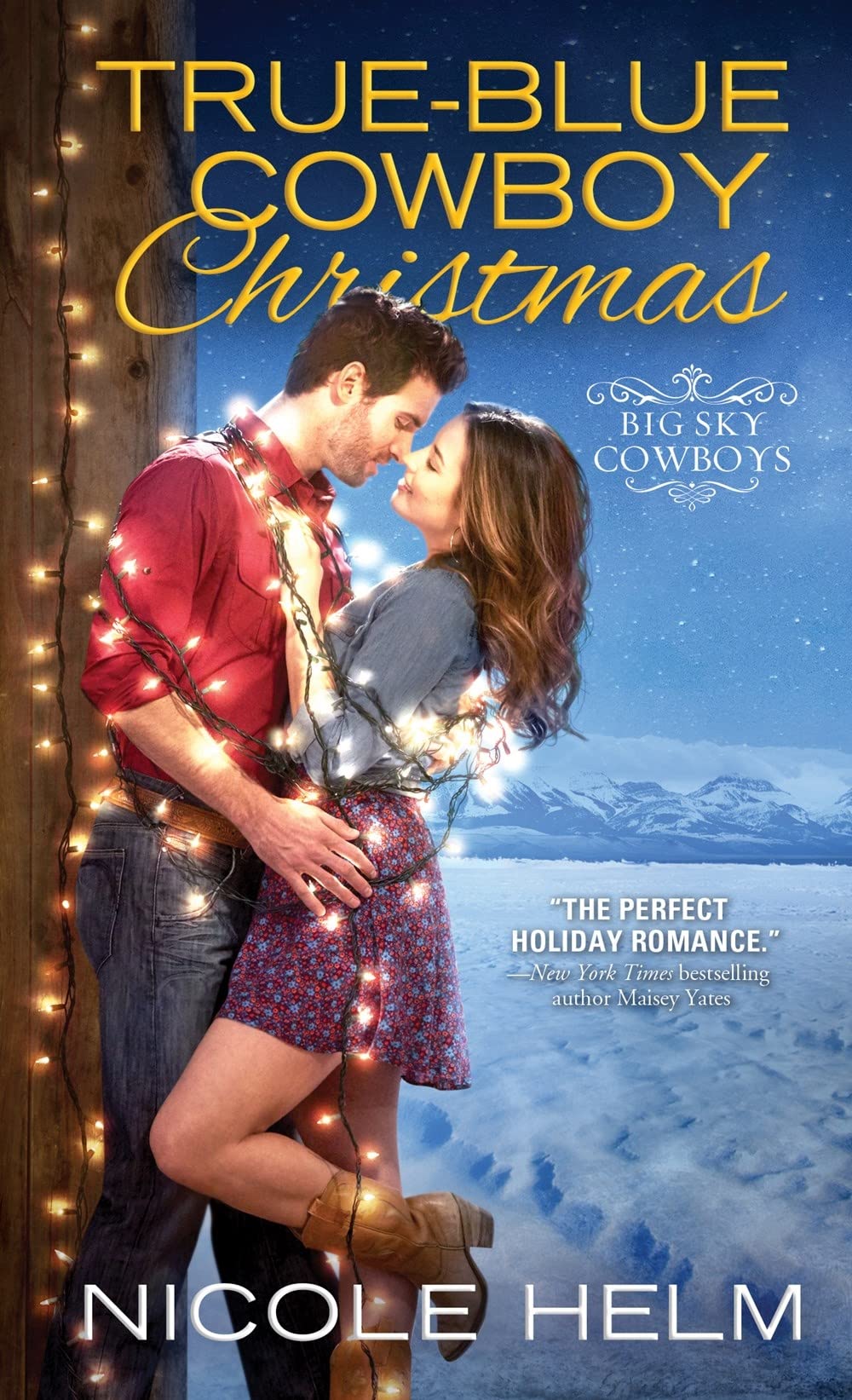 TrueBlue Cowboy Christmas (Big Sky Cowboys, 3),New