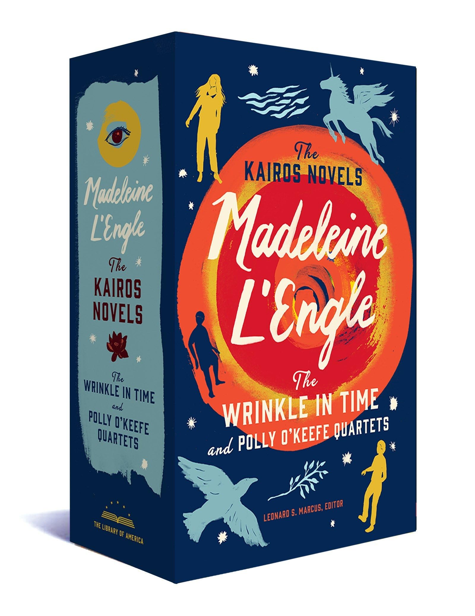 Madeleine LEngle: The Kairos Novels: The Wrinkle in Time and Polly OKeefe Quartets: A Library of America Boxed Set