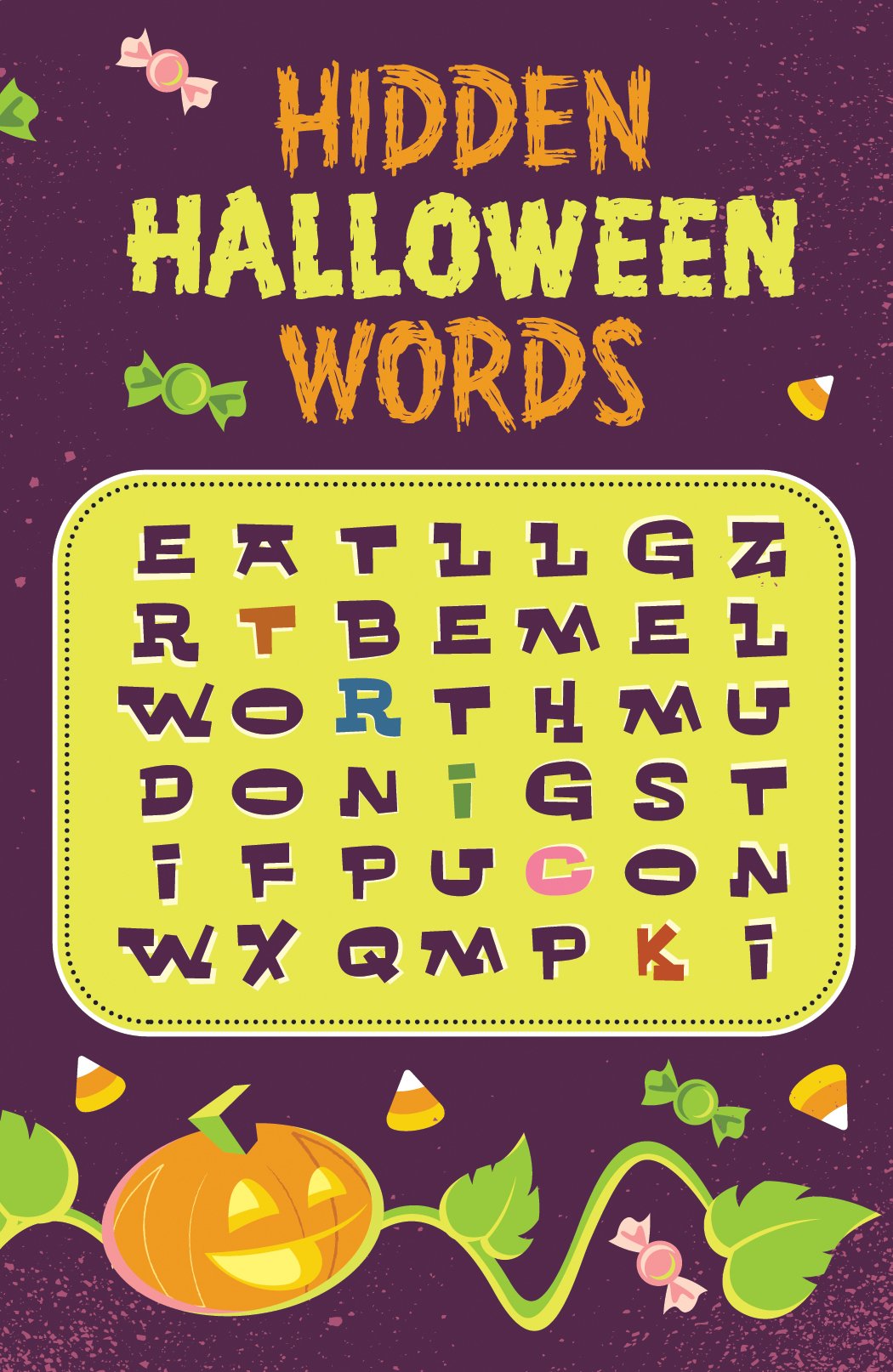 Hidden Halloween Words (Pack of 25),Used