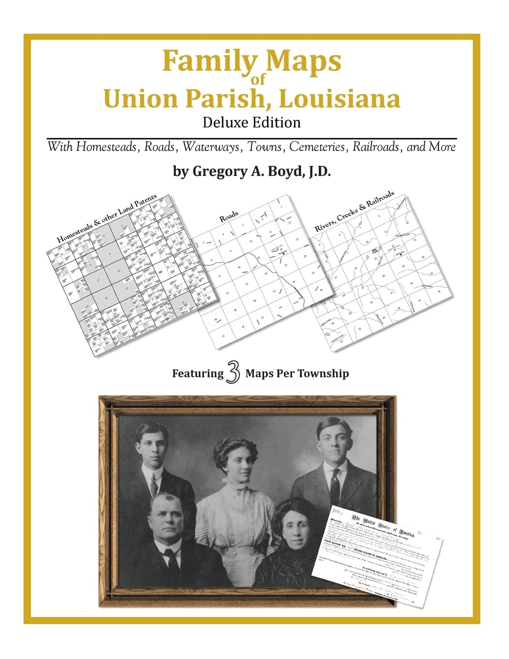 Family Maps of Union Parish, Louisiana,Used