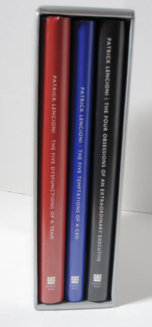 The Leadership Fables of Patrick Lencioni, Box Set, contains: The Five Temptations of a CEO; The Four Obsessions of an Extraordi,New