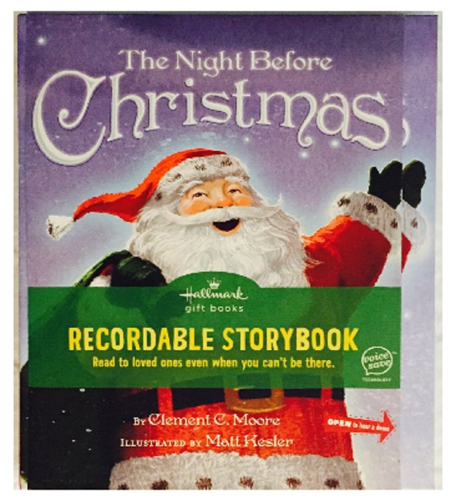 Hallmark the Night Before Christmas Recordable Board Book,New