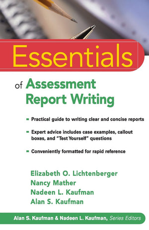 Essentials of Assessment Report Writing,Used