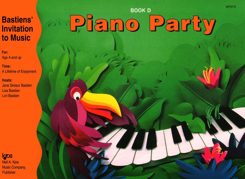 WP273  Bastiens Invitation to Music Piano Party Book D,Used