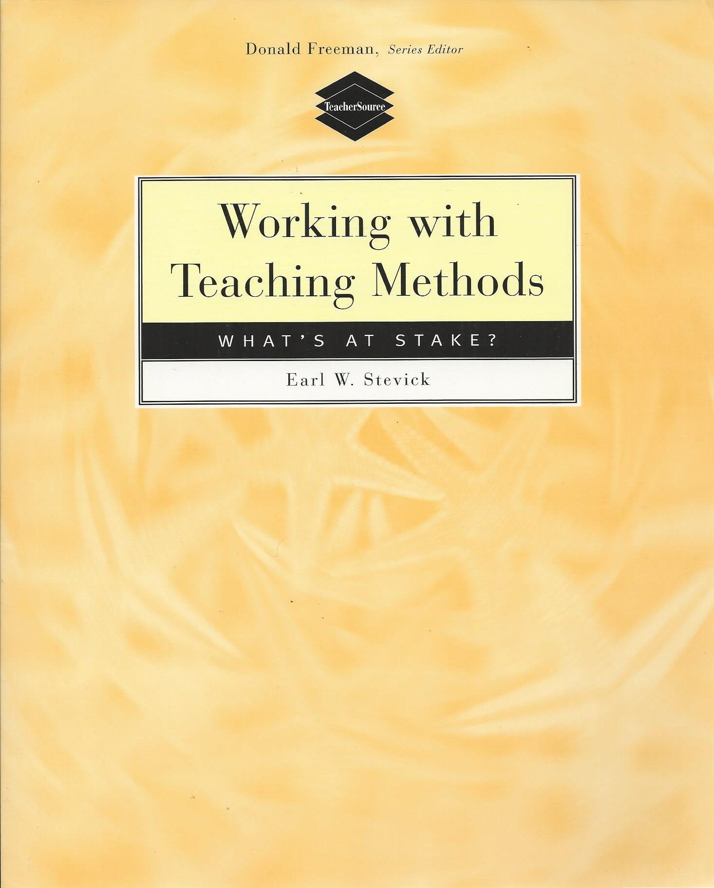 Working with Teaching Methods: What's at Stake?,Used