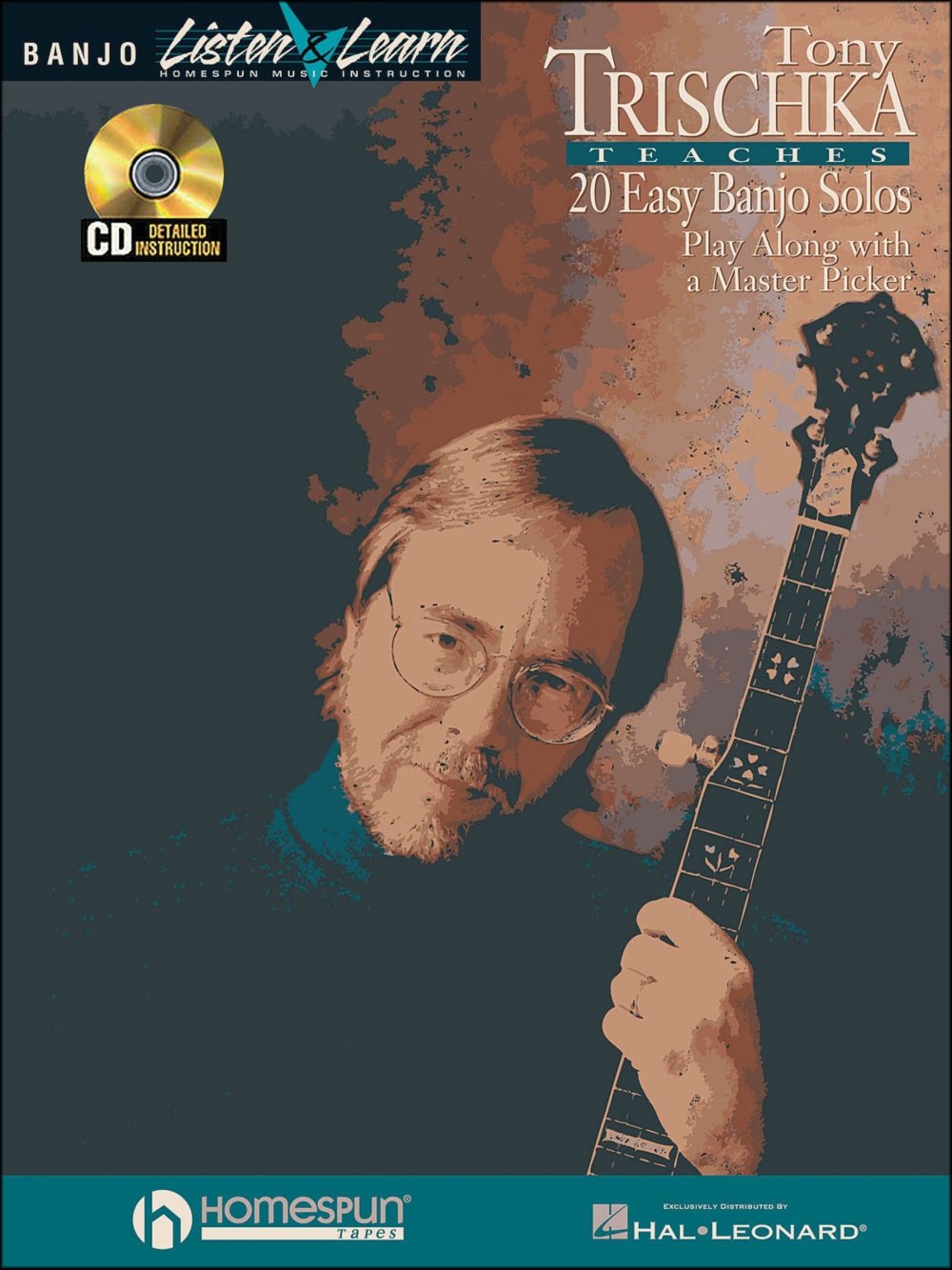 Tony Trischka Teaches 20 Easy Banjo Solos: Play Along With A Master Picker Listen & Learn Series,New
