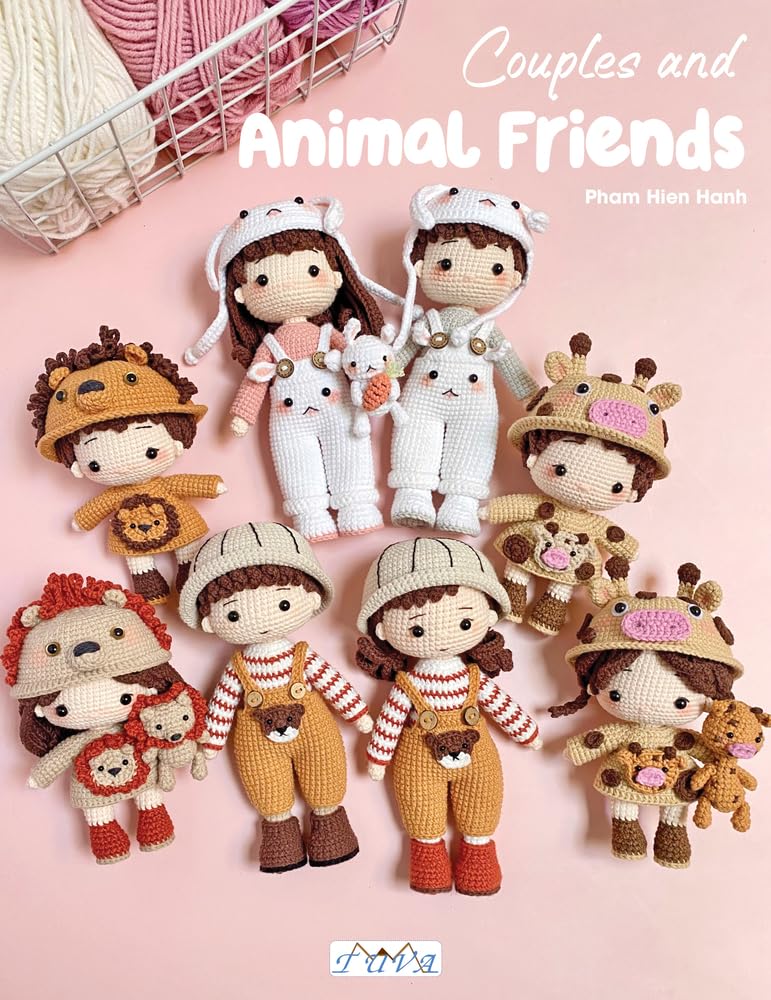 Couples and Animal Friends: 14 Amigurumi Dolls in Couples and Animal Friends,New