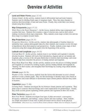 Handson History: Geography Activities  Teacher Resource Provides Fun Games and Simulations that Support HandsOn Learning (Soc,Used