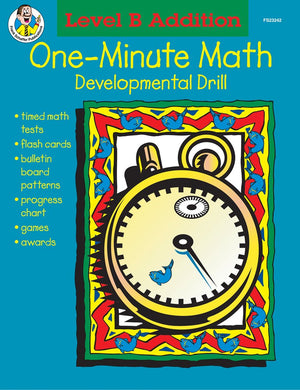 OneMinute Math: Level B Addition Sums 11 to 18 (FS23242),Used