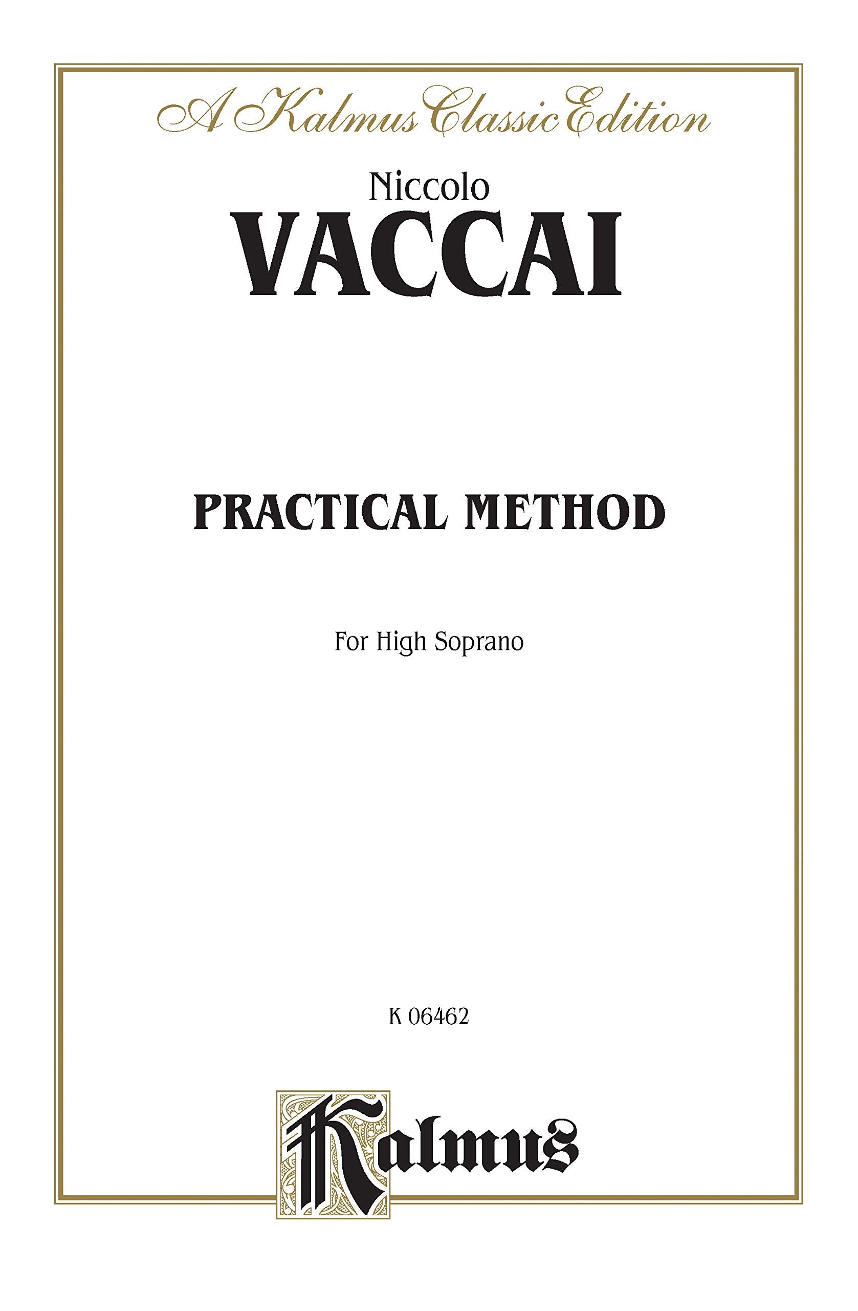 Practical Italian Vocal Method (Marzials): High Soprano (Kalmus Edition),Used