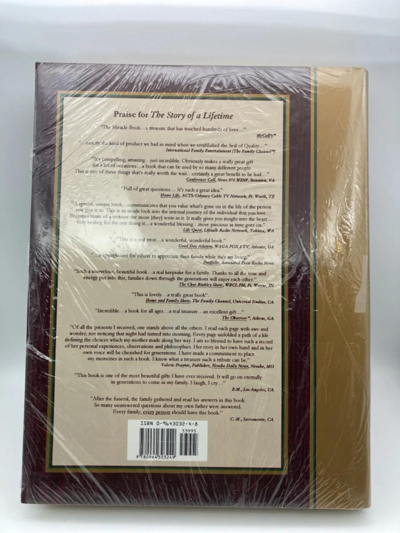 The Story of a Lifetime: A Keepsake of Personal Memoirs,Used