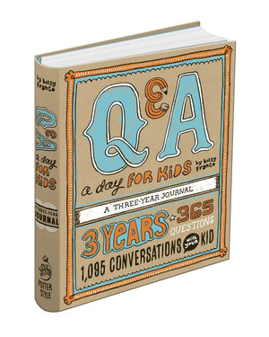 Q&A A Day For Kids: A Threeyear Journal,New