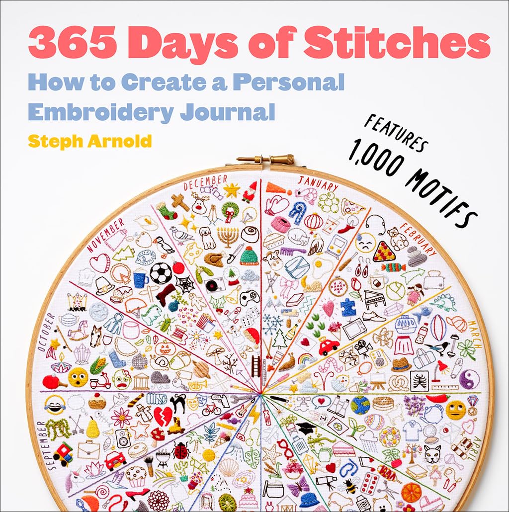 365 Days Of Stitches: How To Create A Personal Embroidery Journal,Used