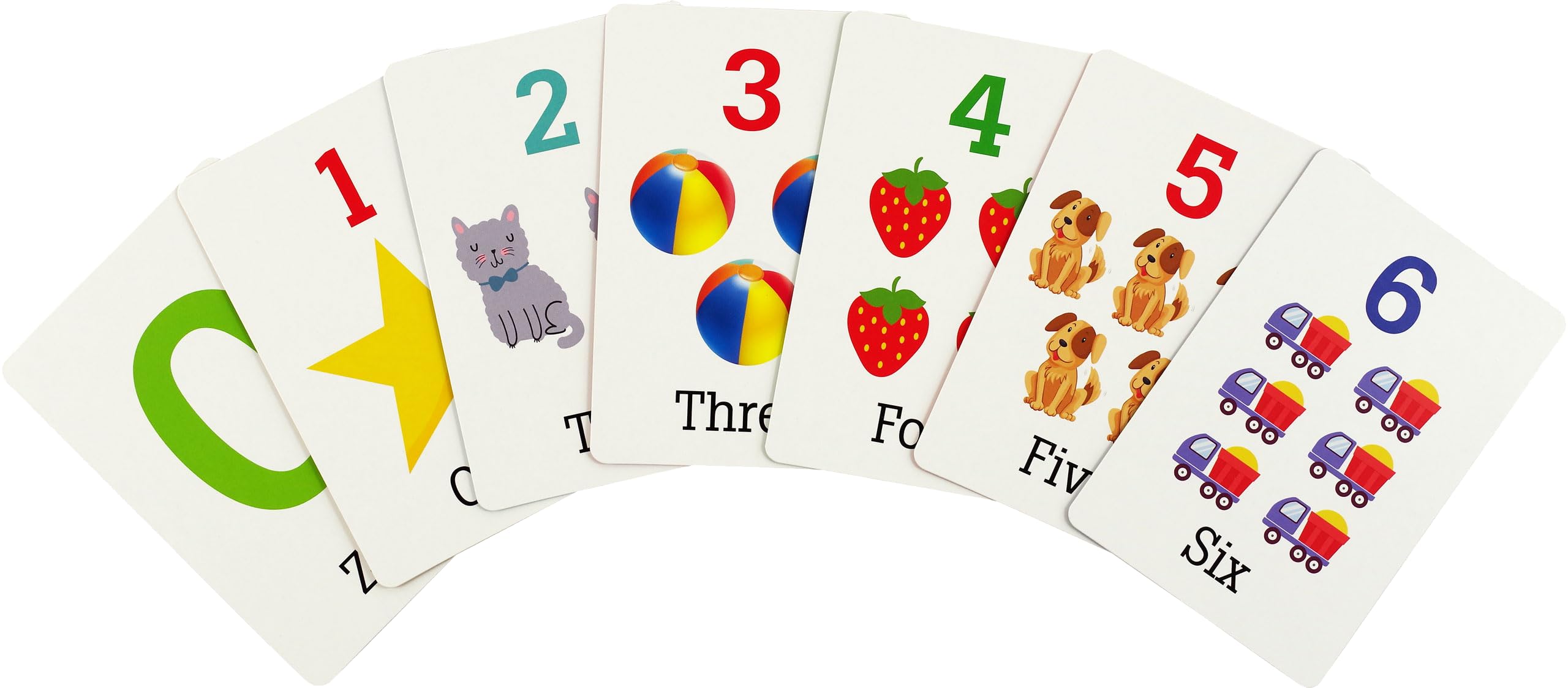 Numbers Flash Cards,Used