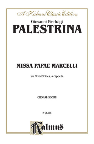 Missa Papae Marcelli: SAATTB, a cappella (Latin Language Edition) (Kalmus Edition) (Latin Edition),Used