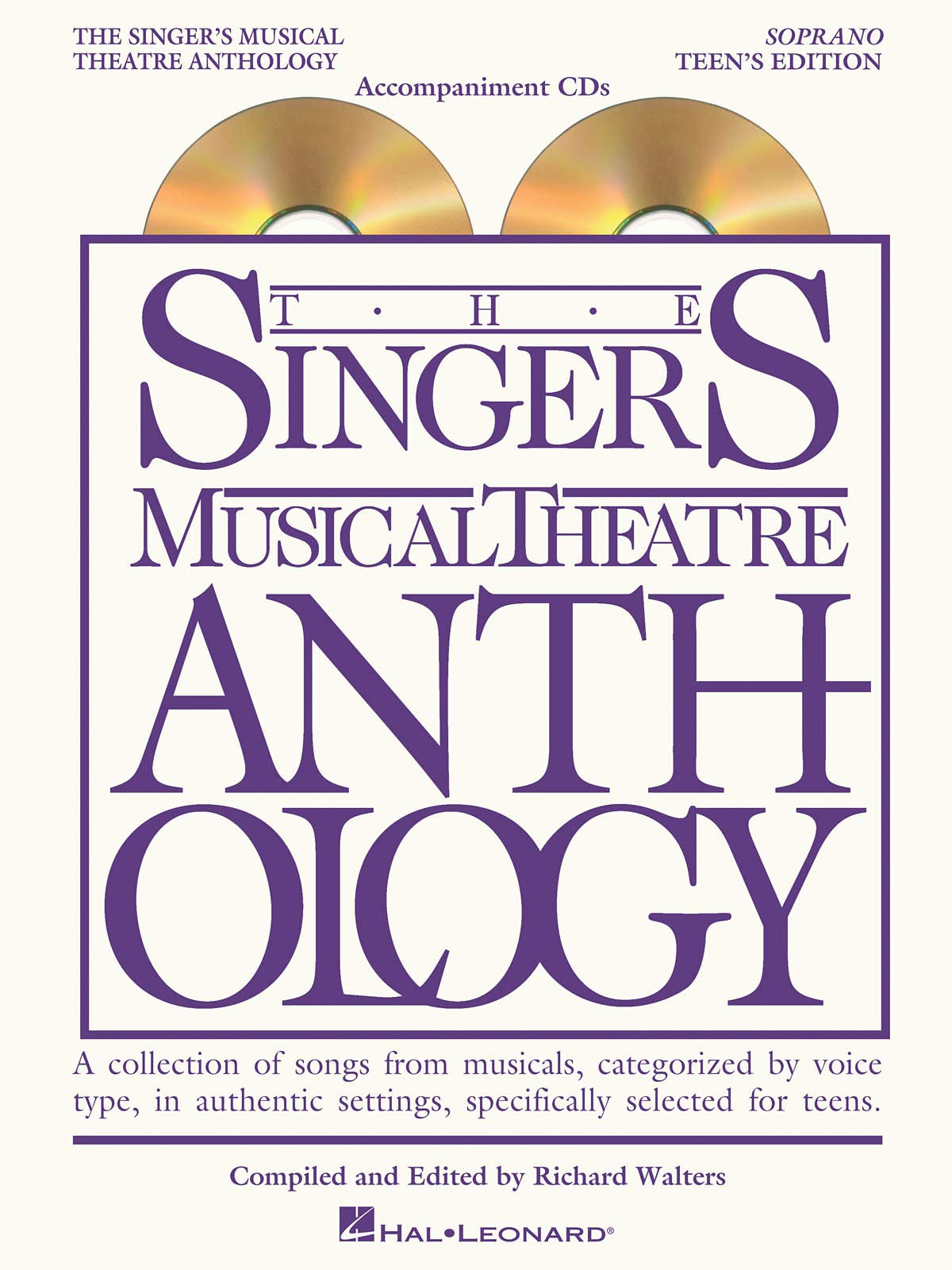 Singer'S Musical Theatre Anthology Teen'S Edition Soprano Cds Only,Used