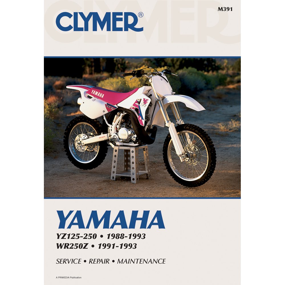 Clymer Yamaha YZ125250; WR250Z, 19881993: Service, Repair, Maintenance (CLYMER MOTORCYCLE REPAIR),Used