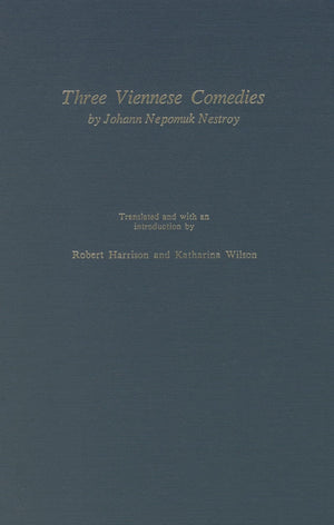 Three Viennese Comedies (Studies in German Literature, Linguistics, & Culture),Used