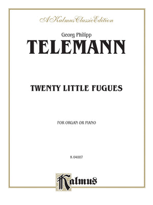 Twenty Little Fugues (Kalmus Edition),Used