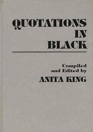 Quotations in Black,Used