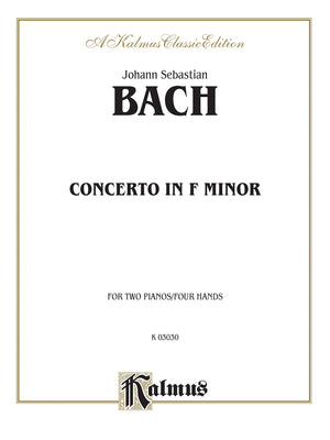 Piano Concerto in F Minor (Kalmus Edition),New