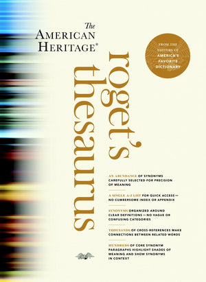 Houghton Mifflin Roget's II: The New Thesaurus, 3rd Edition, Hardcover, 1216 pages (0618254145),New