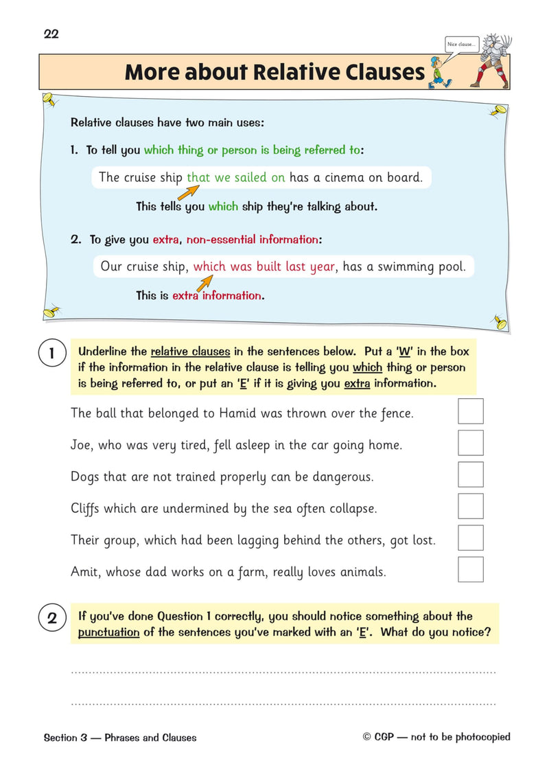 New KS2 English Targeted Question Book: Challenging Grammar, Punctuation & Spelling  Year 5 Stretch (CGP KS2 English),Used