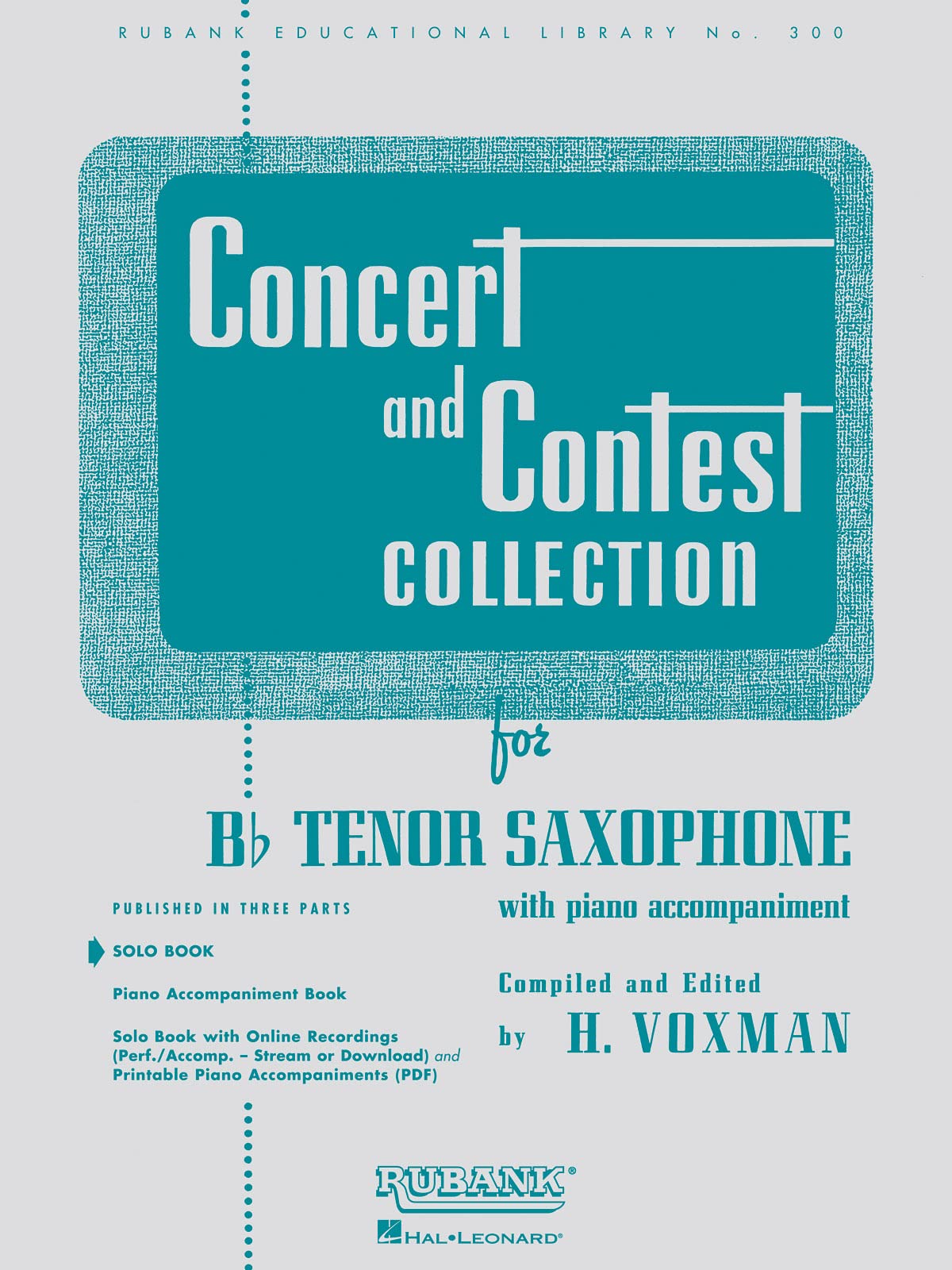 Concert and Contest Collection for Bb Tenor Saxophone: Solo Book Only,New