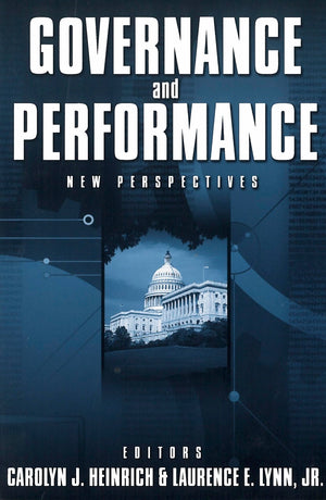 Governance and Performance: New Perspectives (Not In A Series),Used