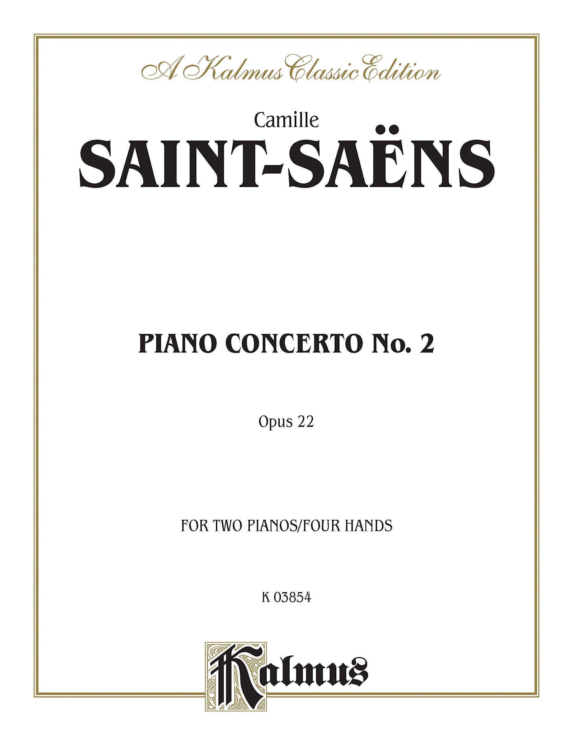 Piano Concerto No. 2 in G Minor, Op. 22 (Kalmus Edition),Used