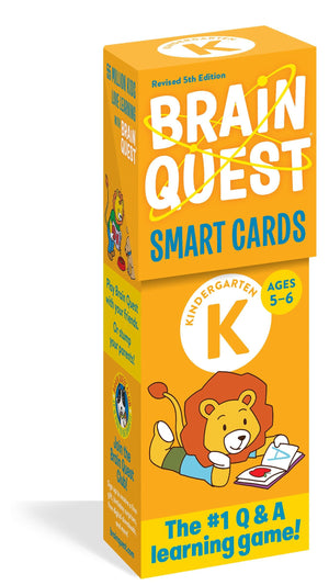 Brain Quest Kindergarten Smart Cards Revised 5th Edition (Brain Quest Smart Cards),New
