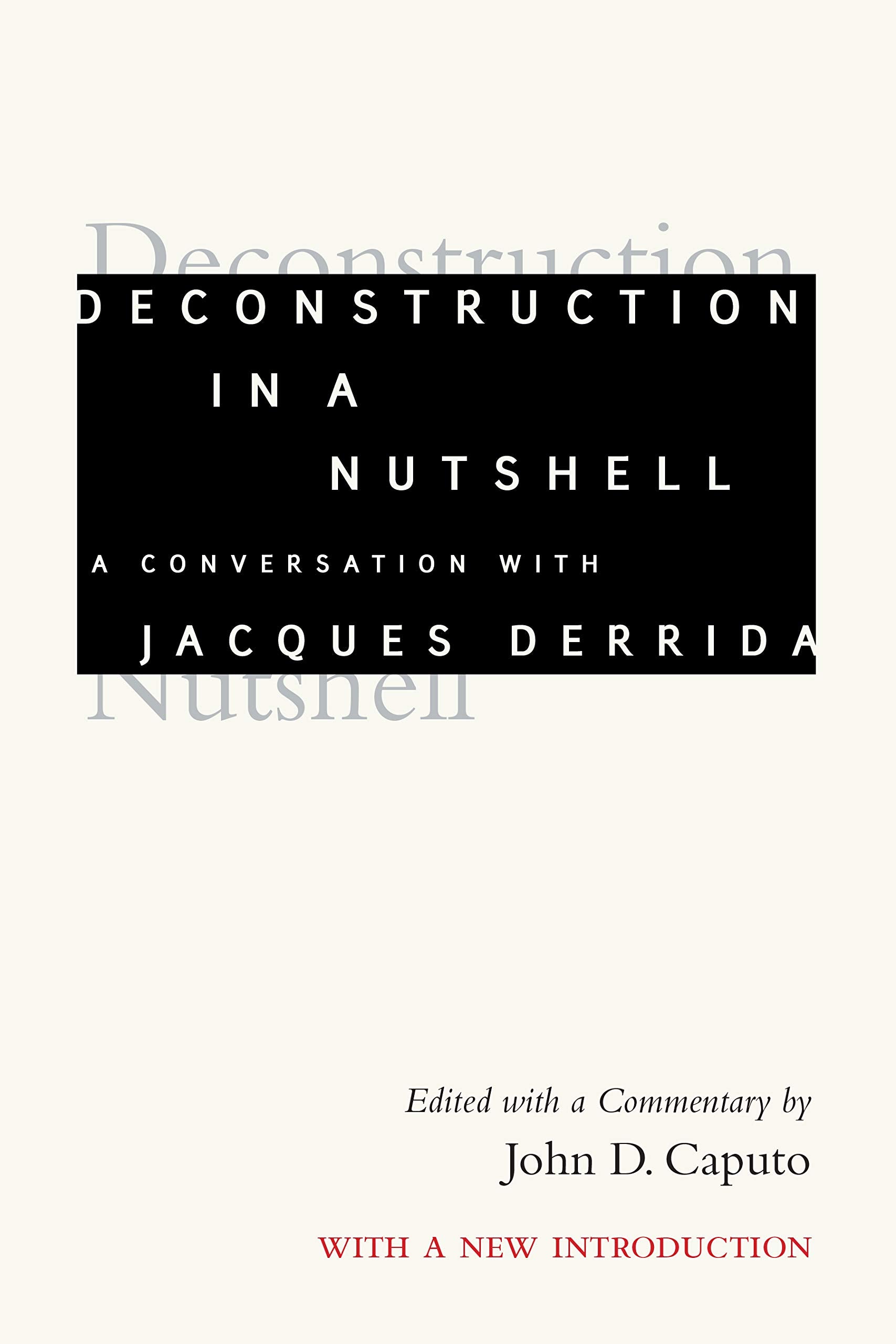 Deconstruction in a Nutshell: A Conversation with Jacques Derrida, With a New Introduction (Perspectives in Continental Philosop,Used