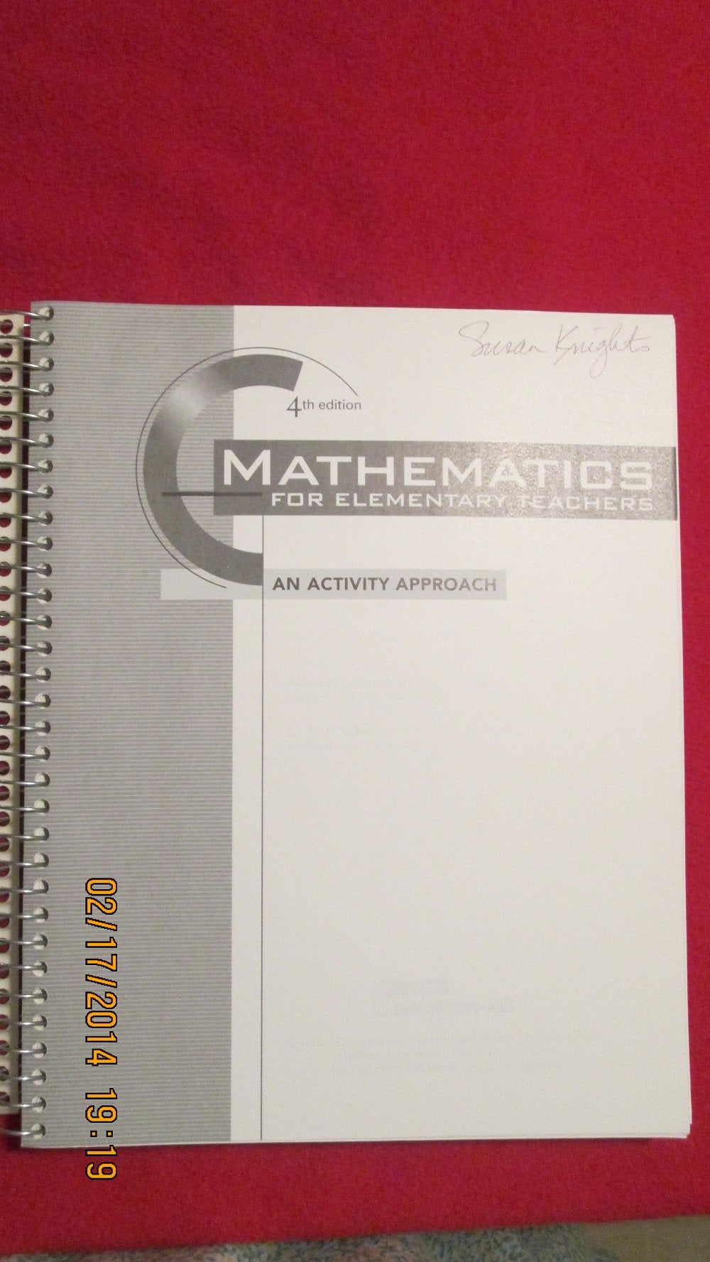 Mathematics for Elementary Teachers: An Activity Approach,Used